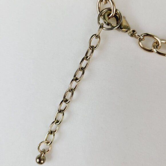 Faceted Black Acrylic Discs Statement Necklace Faux Glass Gold Tone 20" VGC - Picture 8 of 10